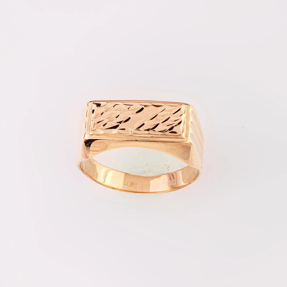 Кольцо из красного золота 375 пробы