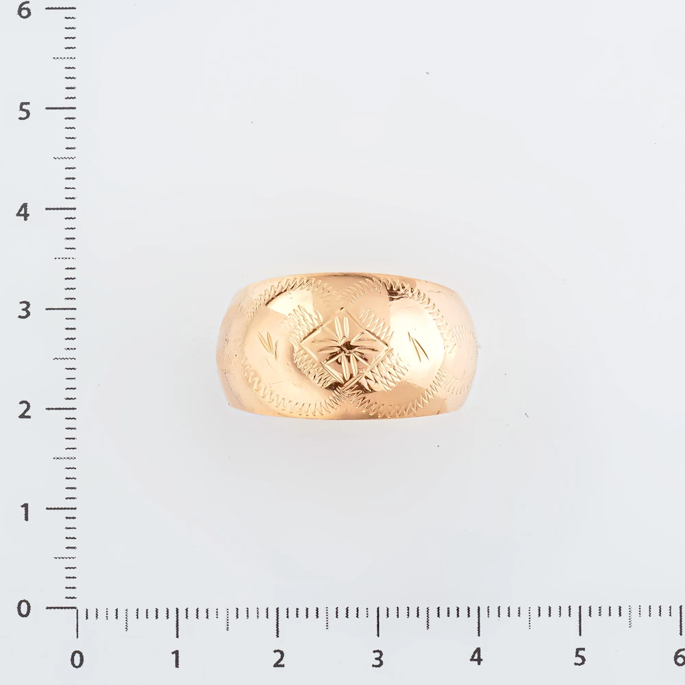 Кольцо из красного золота 583 пробы