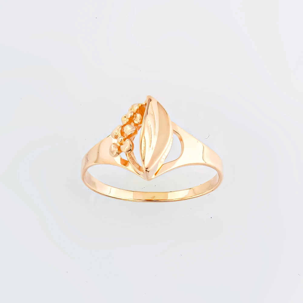 Кольцо из красного золота 585 пробы