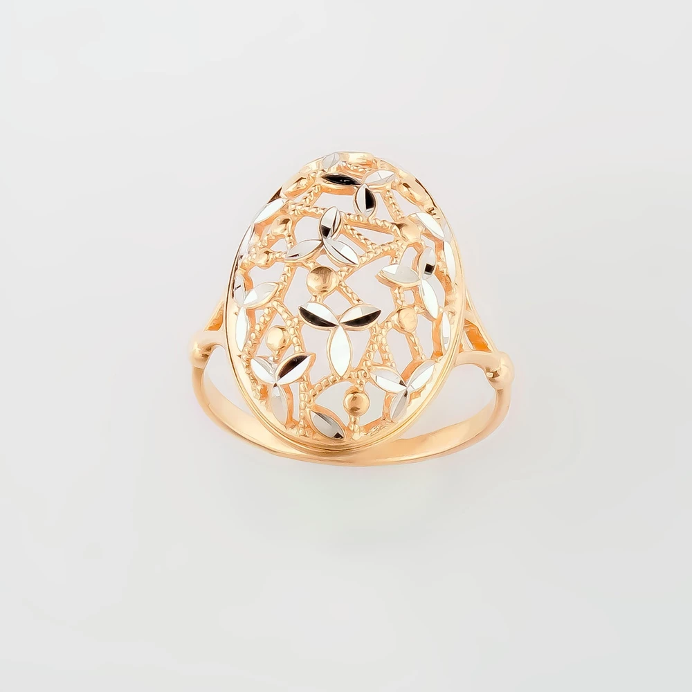 Кольцо из красного золота 585 пробы