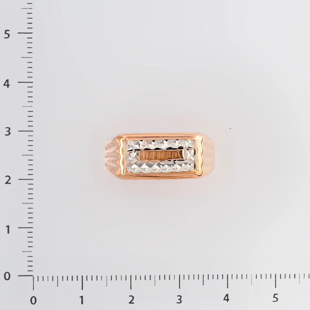 Кольцо из красного золота 375 пробы