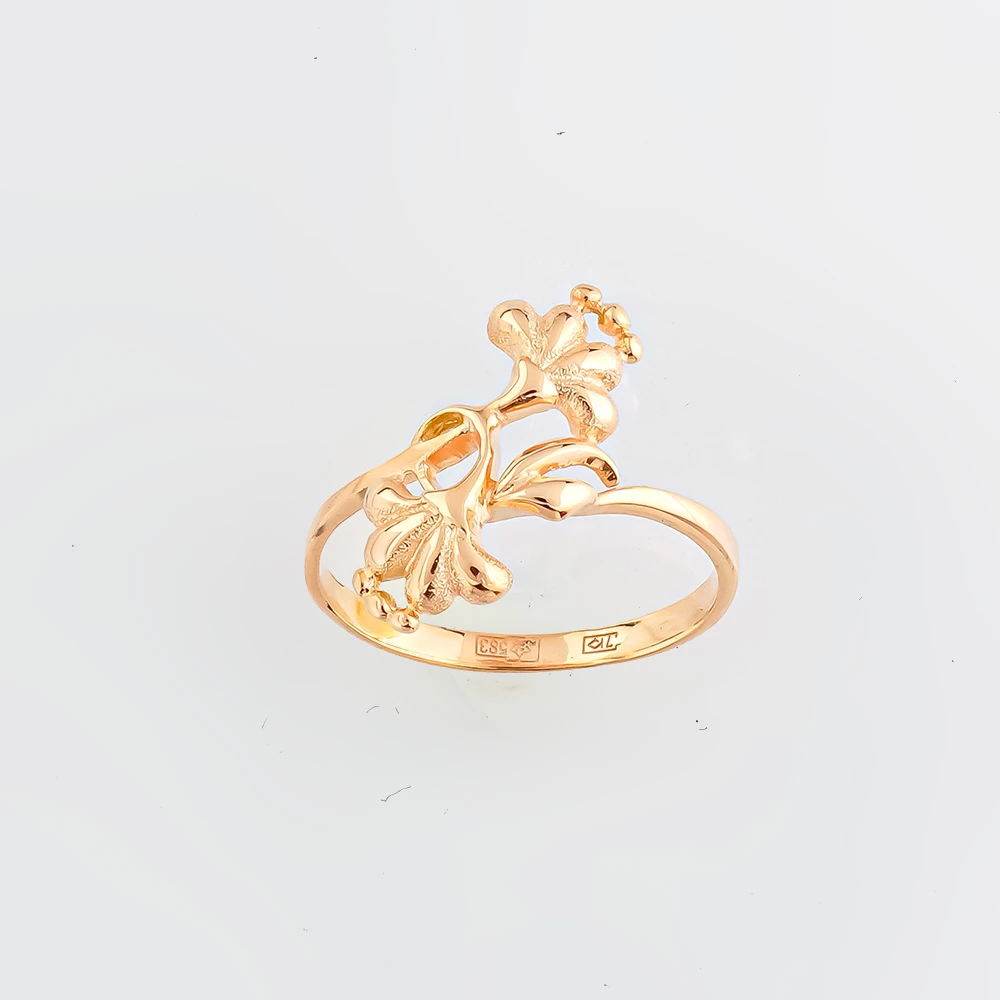 Кольцо из красного золота 583 пробы