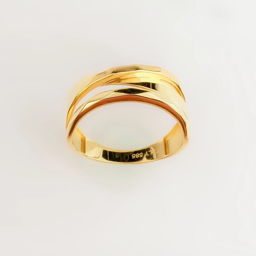 Кольцо из желтого золота 585 пробы