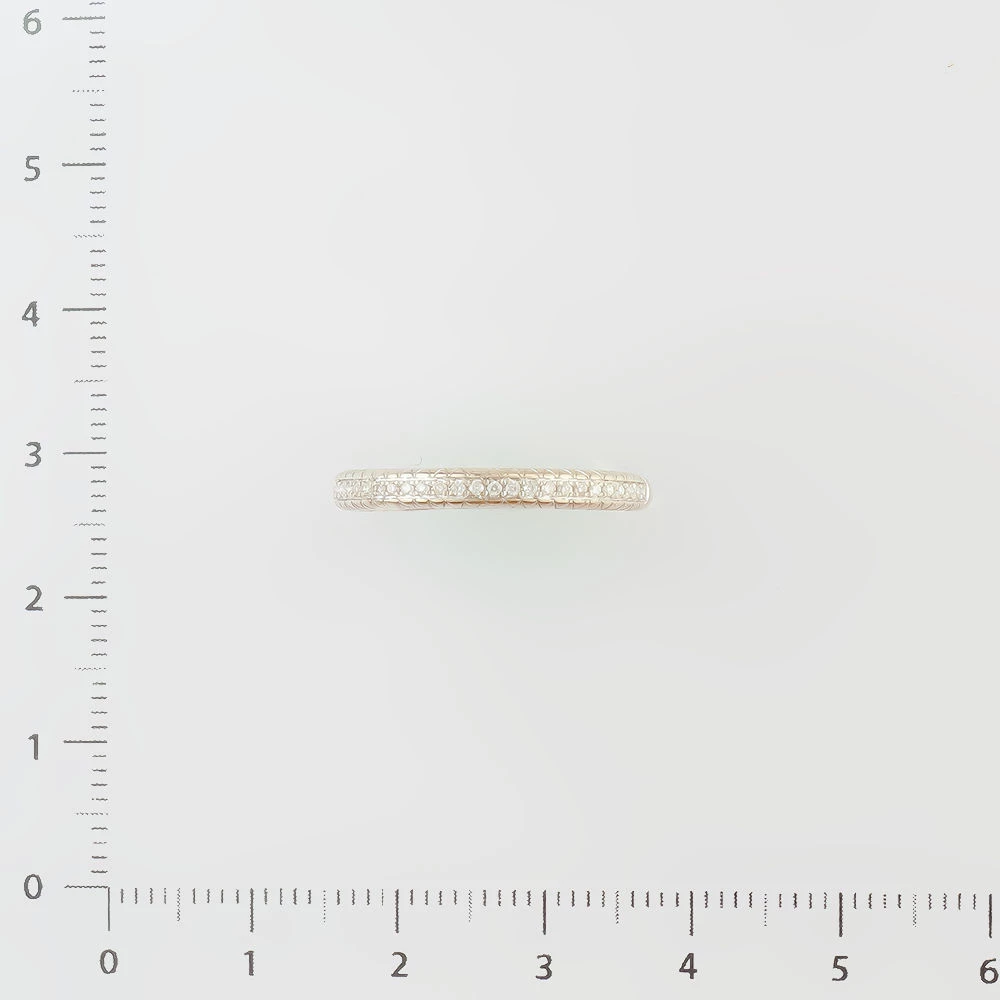 Кольцо с бриллиантом из белого золота 585 пробы