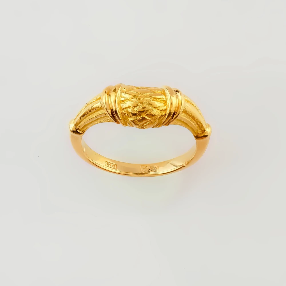 Кольцо из желтого золота 750 пробы