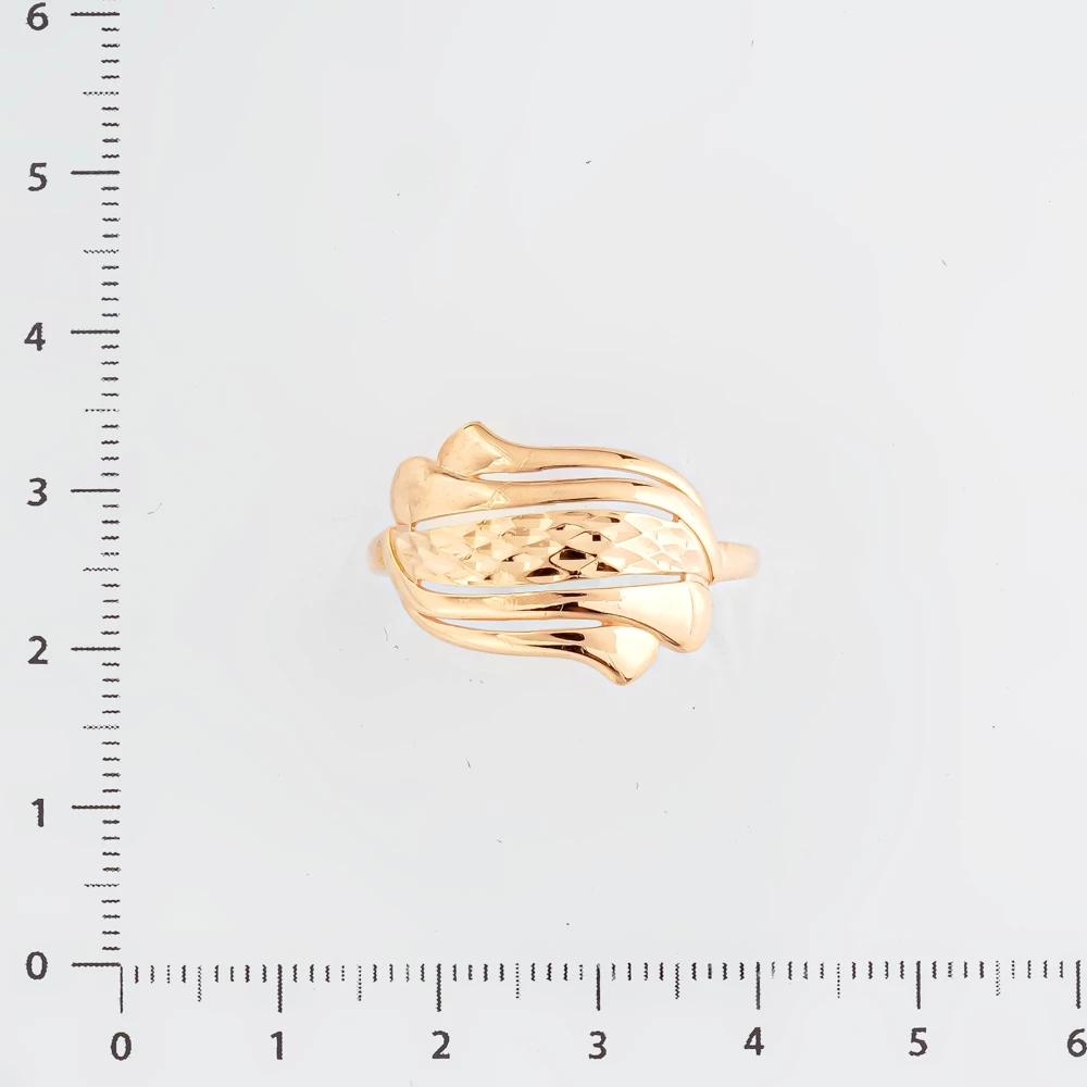 Кольцо из красного золота 585 пробы