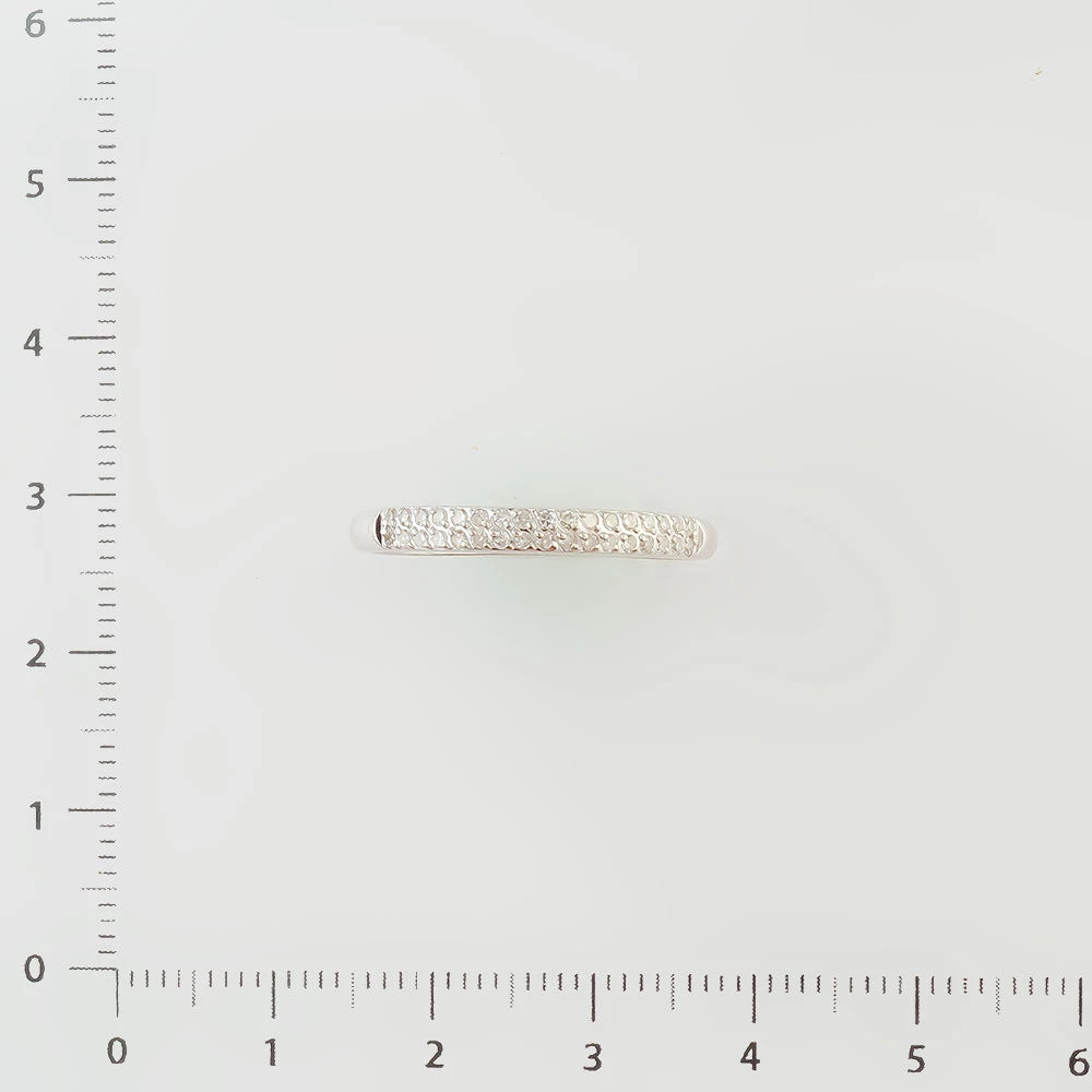 Кольцо с бриллиантом из белого золота 585 пробы