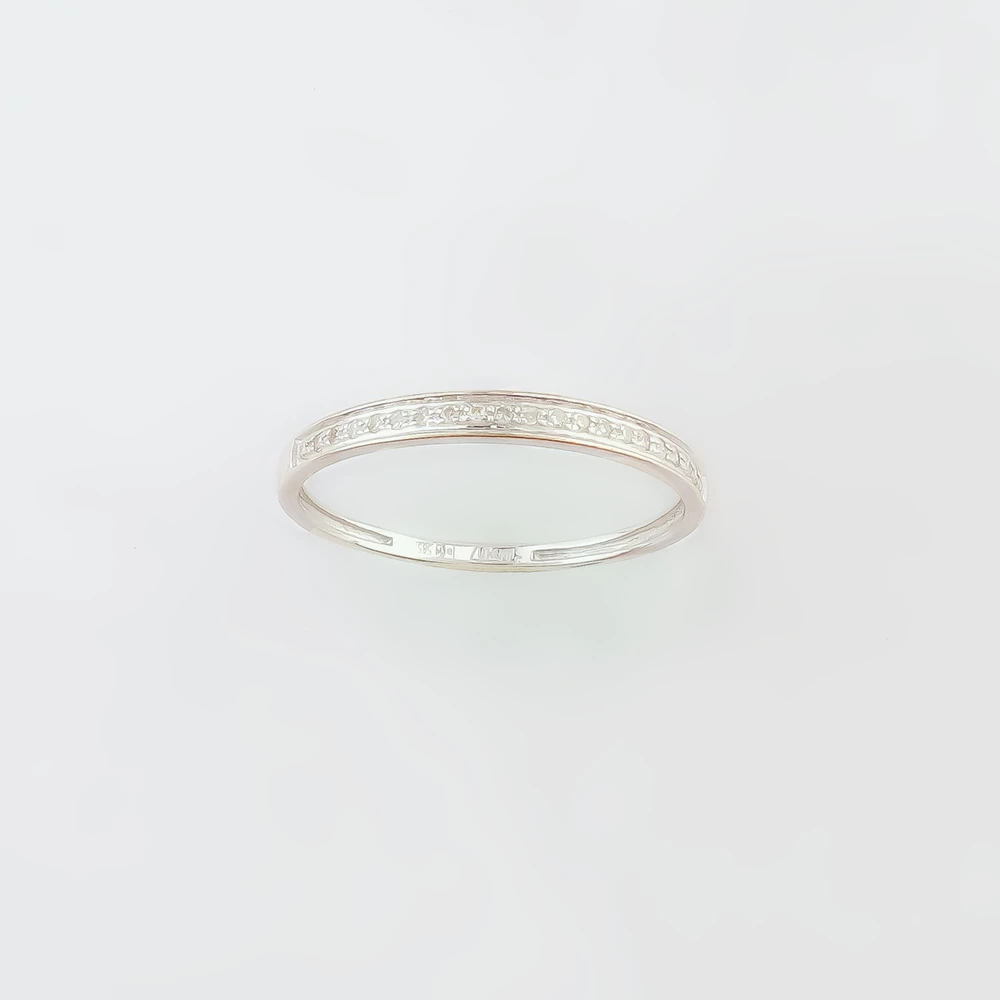 Кольцо с бриллиантом из белого золота 585 пробы Кольцо с бриллиантом из белого золота 585 пробы