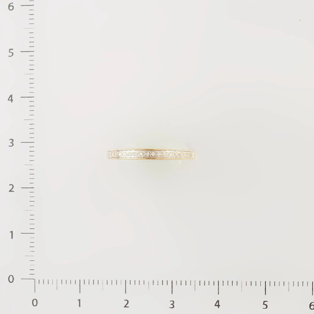 Кольцо с бриллиантом из желтого золота 585 пробы