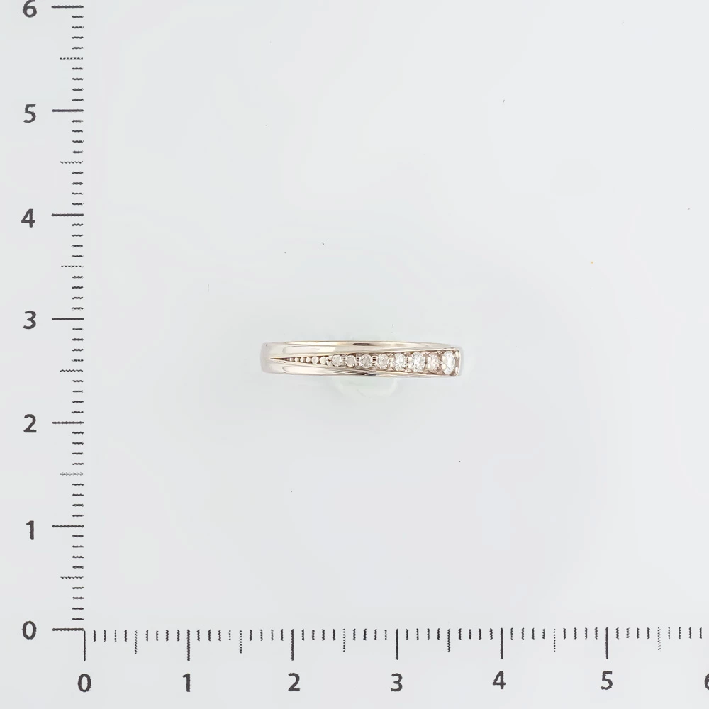 Кольцо с бриллиантом из белого золота 585 пробы