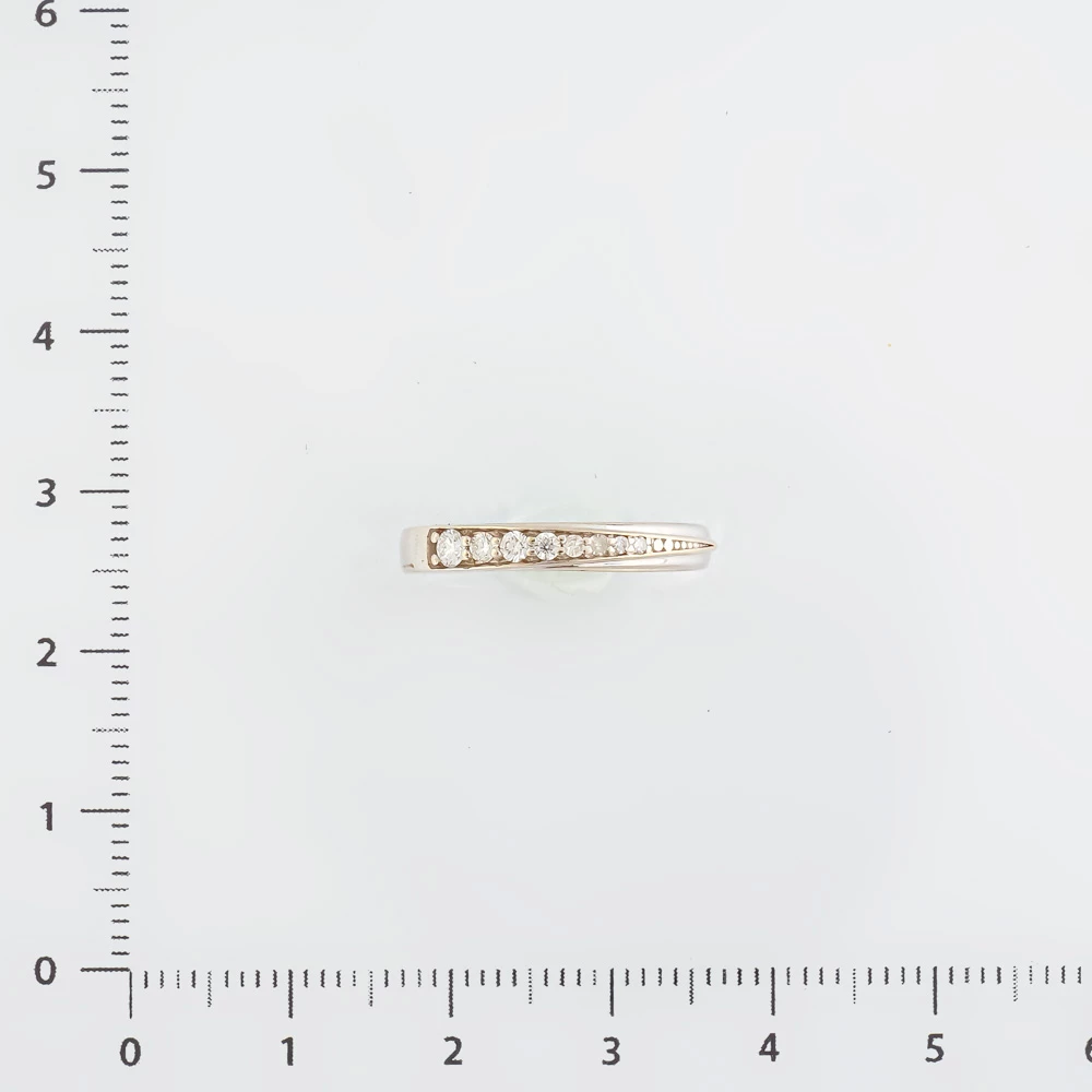 Кольцо с бриллиантом из белого золота 585 пробы