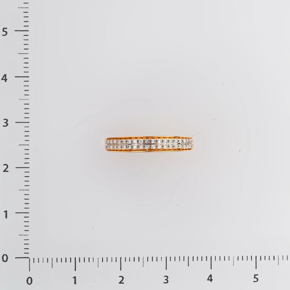 Кольцо с бриллиантом из красного золота 585 пробы