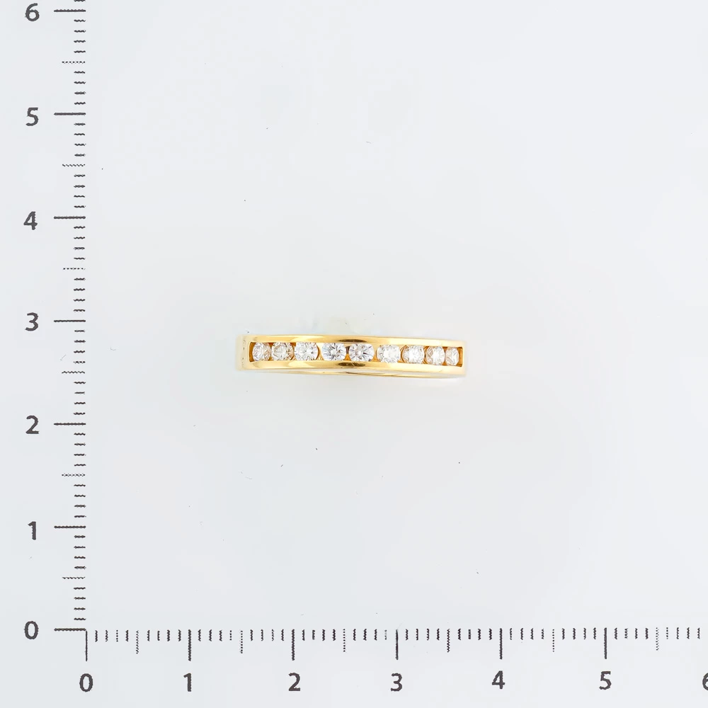 Кольцо с бриллиантом из желтого золота 585 пробы