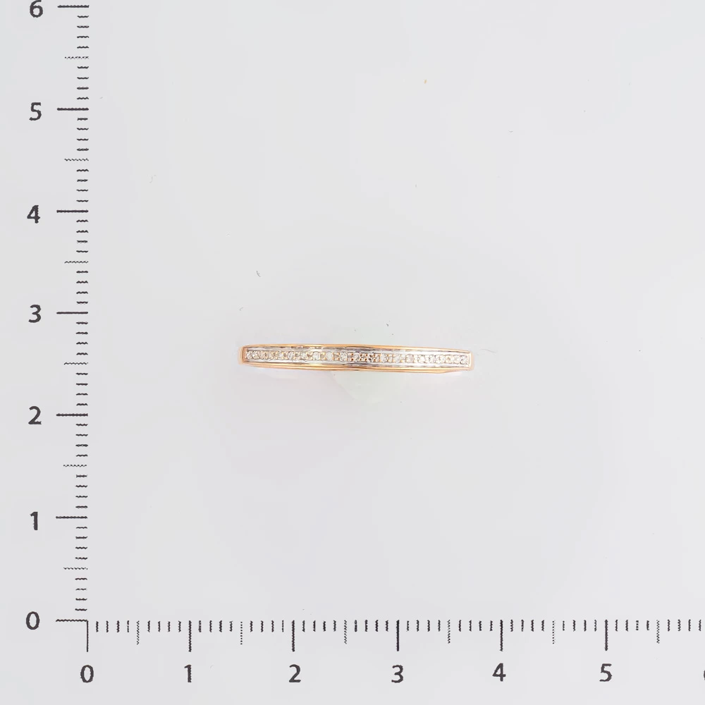 Кольцо с бриллиантом из красного золота 585 пробы Кольцо с бриллиантом из красного золота 585 пробы