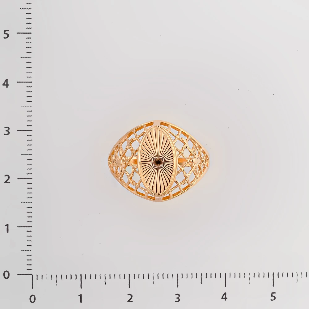 Кольцо из красного золота 585 пробы