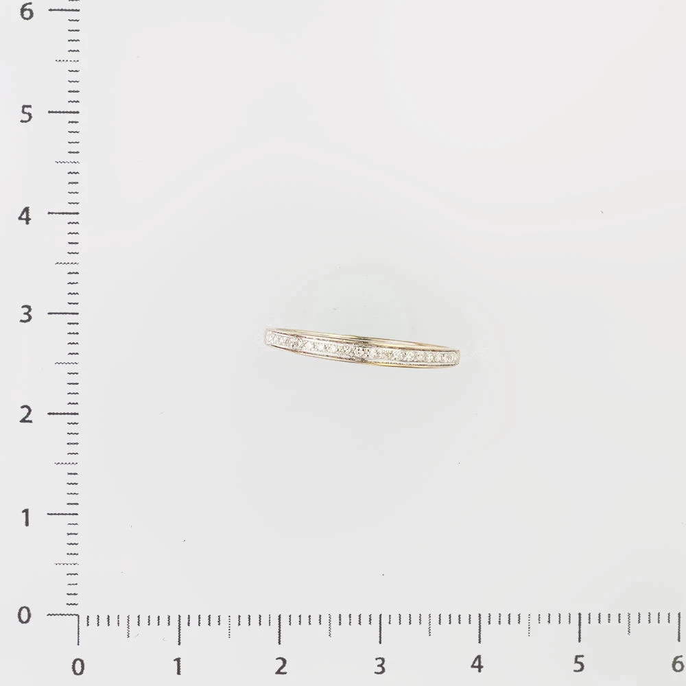 Кольцо с бриллиантом из белого золота 585 пробы