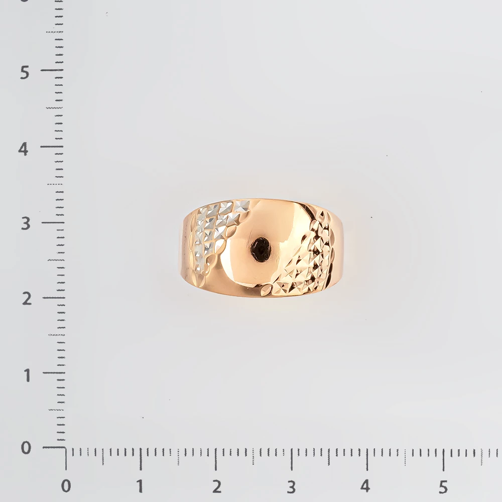 Кольцо из красного золота 585 пробы