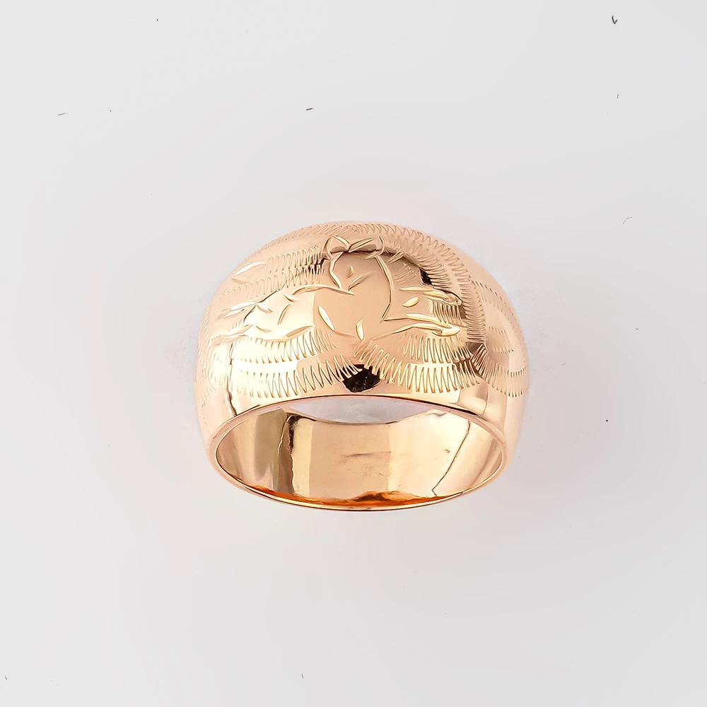 Кольцо из красного золота 583 пробы