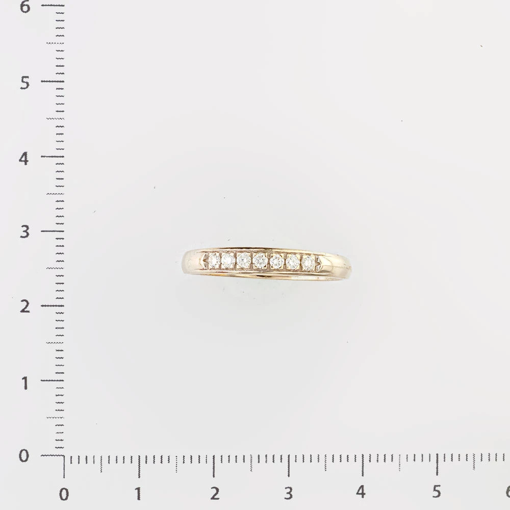 Кольцо с бриллиантом из белого золота 585 пробы