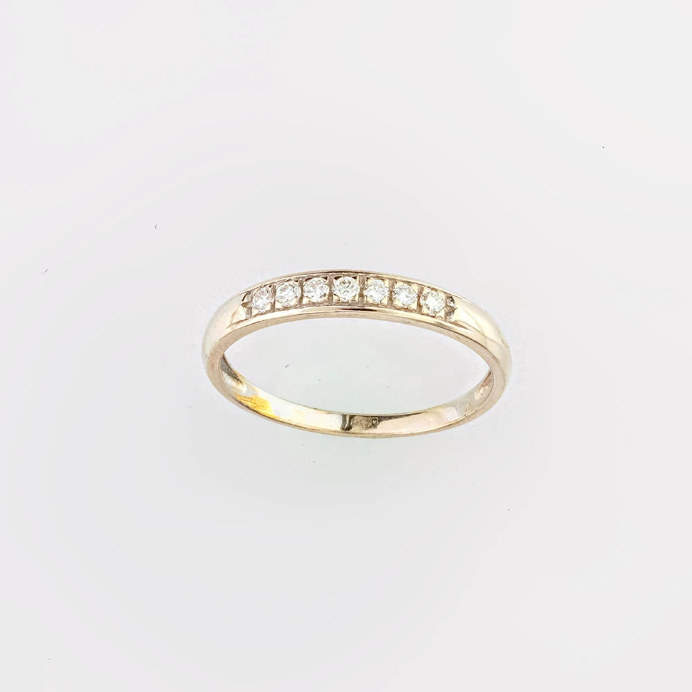 Кольцо с бриллиантом из белого золота 585 пробы