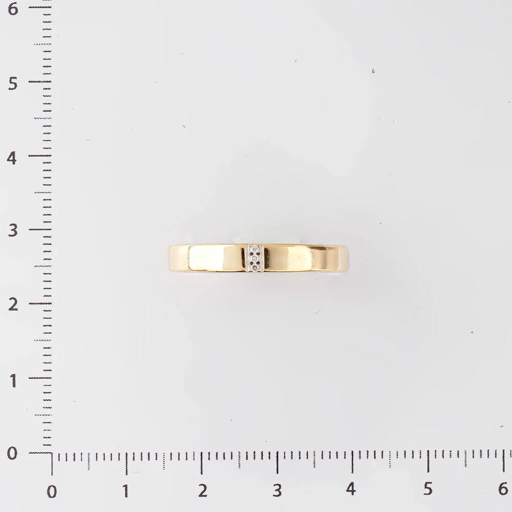 Кольцо с бриллиантом из белого золота 585 пробы