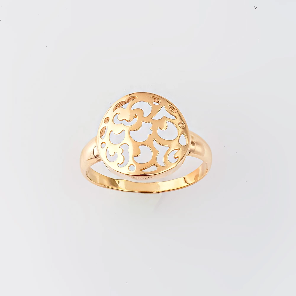 Кольцо из красного золота 585 пробы