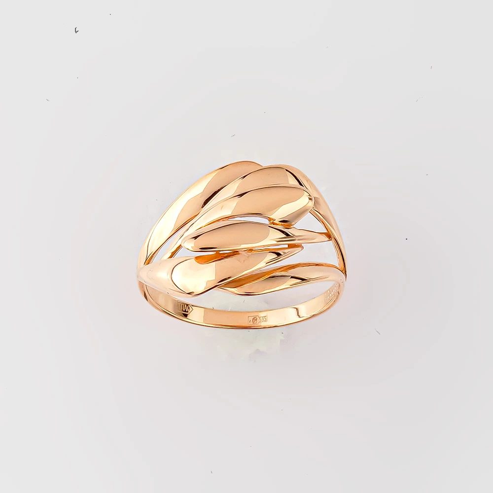 Кольцо из красного золота 585 пробы