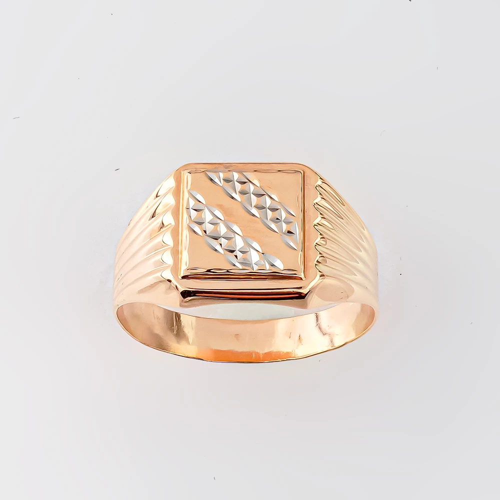 Кольцо из красного золота 585 пробы