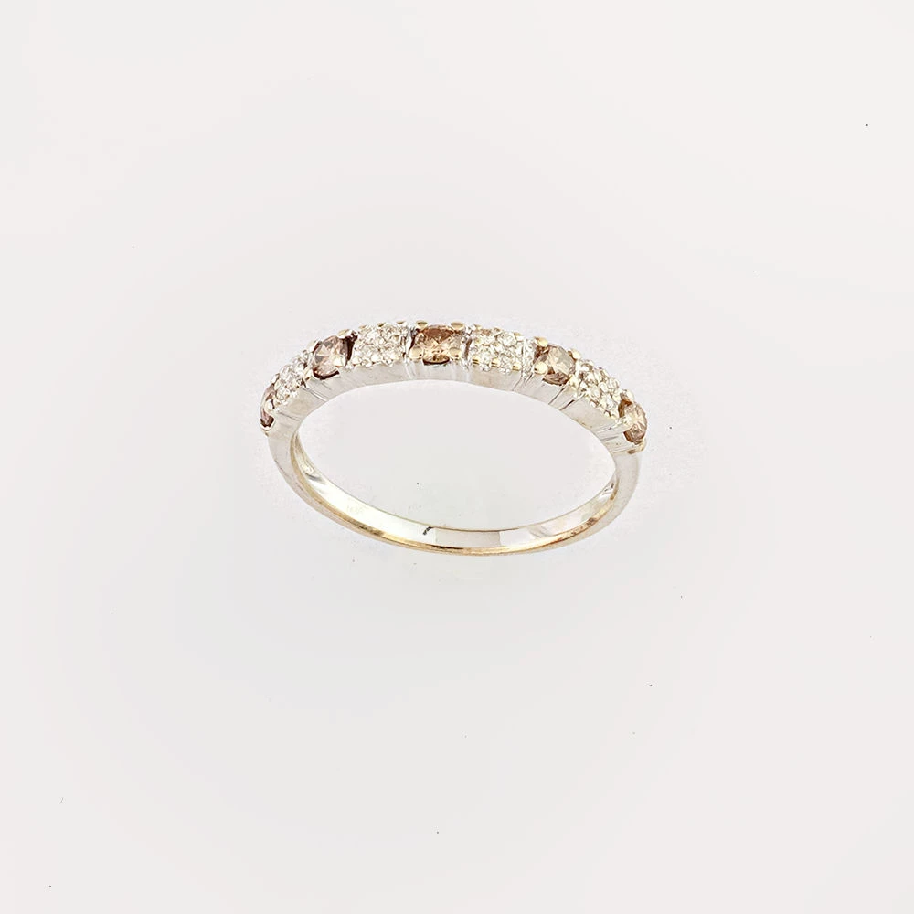 Кольцо с бриллиантом из белого золота 585 пробы