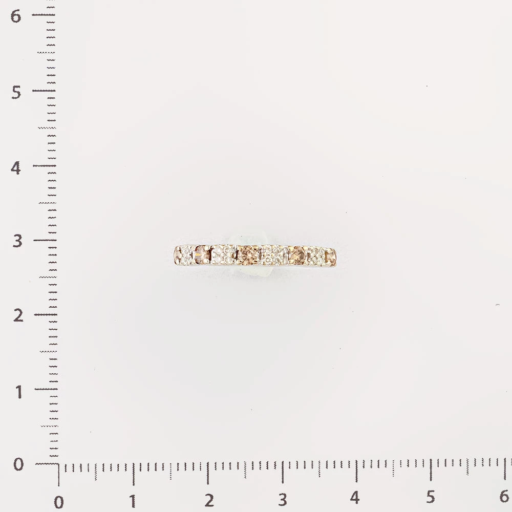 Кольцо с бриллиантом из белого золота 585 пробы