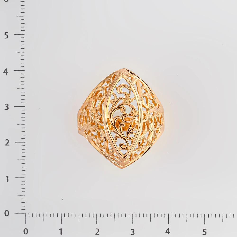 Кольцо из красного золота 583 пробы