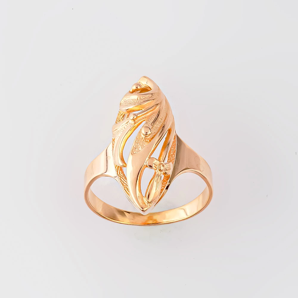 Кольцо из красного золота 585 пробы