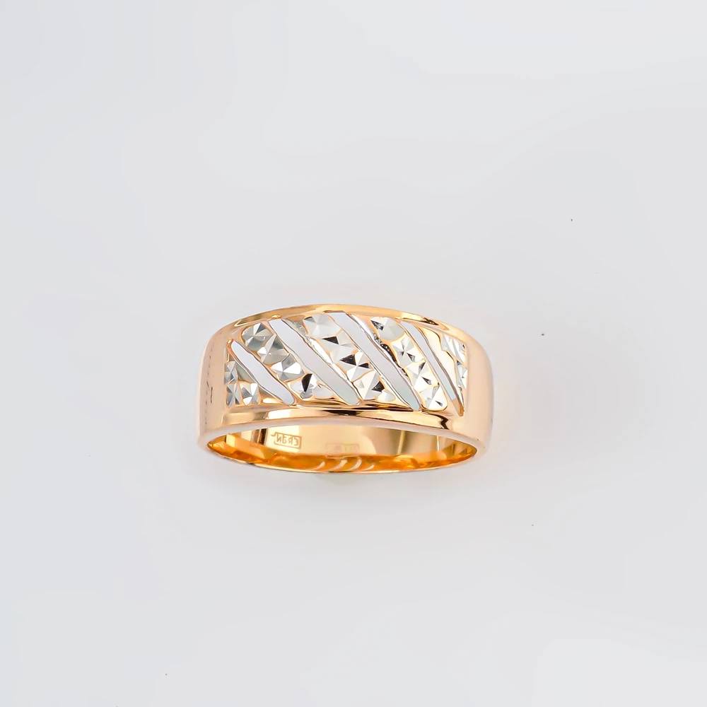 Кольцо из красного золота 585 пробы