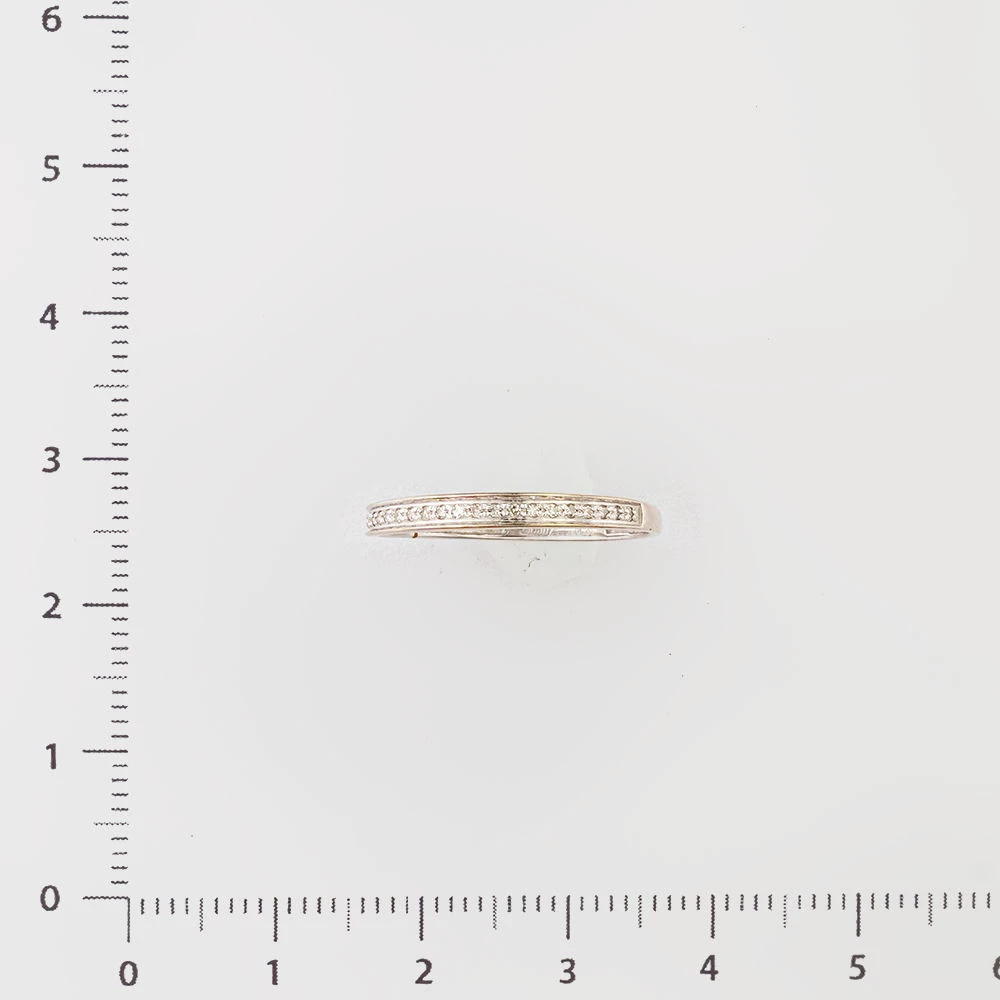 Кольцо с бриллиантом из белого золота 585 пробы