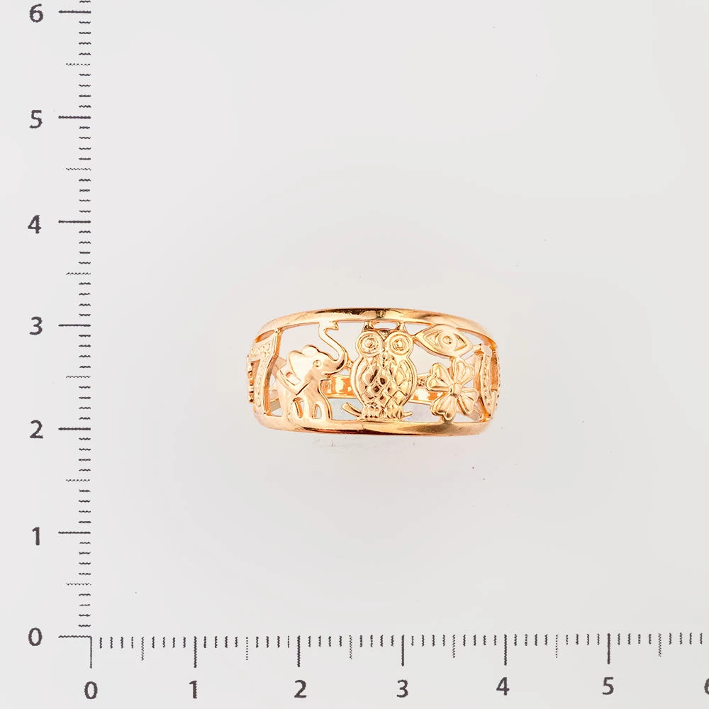 Кольцо из красного золота 585 пробы