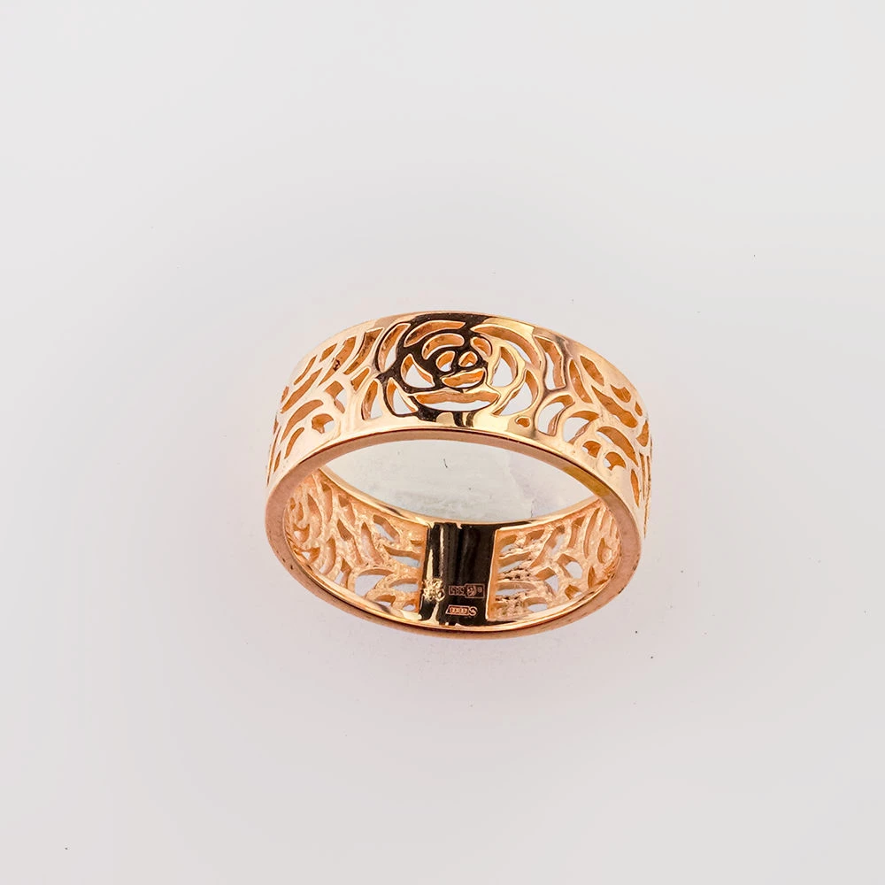 Кольцо из красного золота 585 пробы