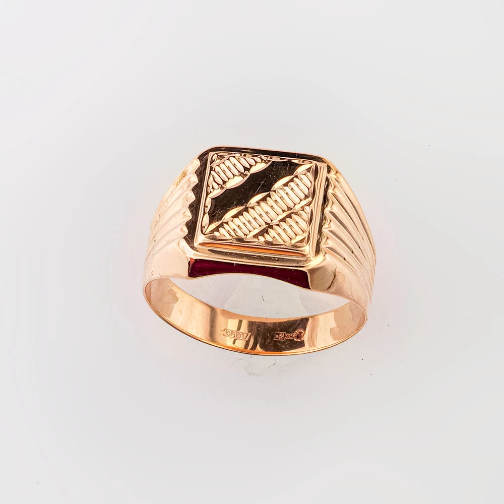 Кольцо из красного золота 585 пробы