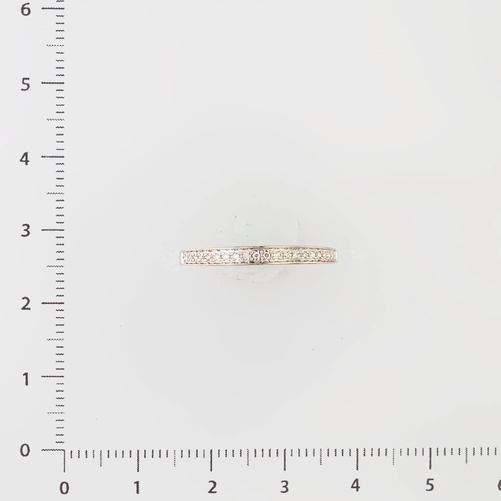 Кольцо с бриллиантом из белого золота 585 пробы