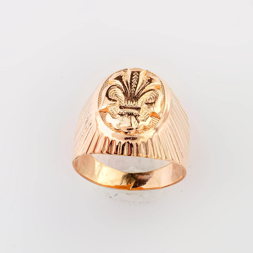 Кольцо из красного золота 583 пробы