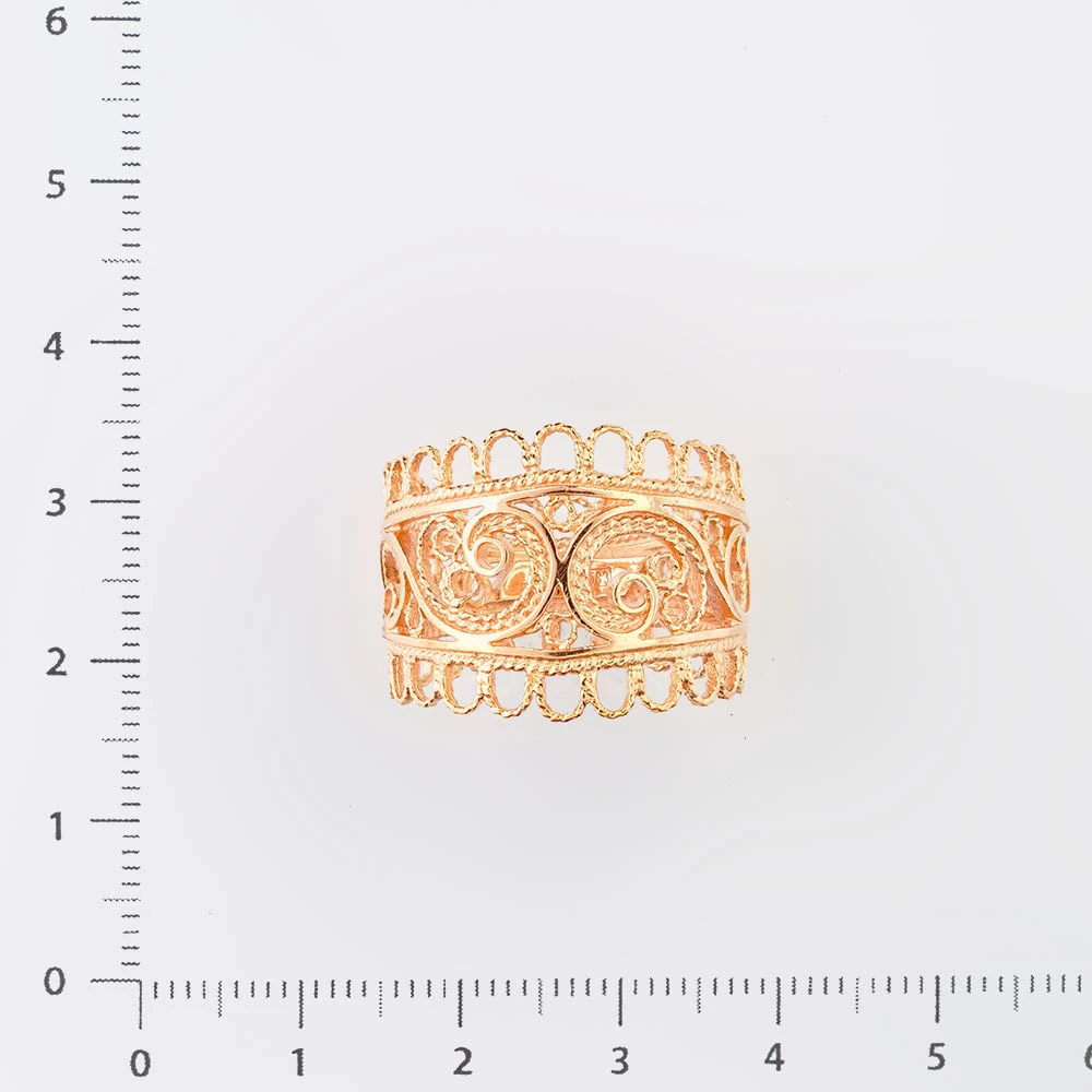 Кольцо из красного золота 583 пробы