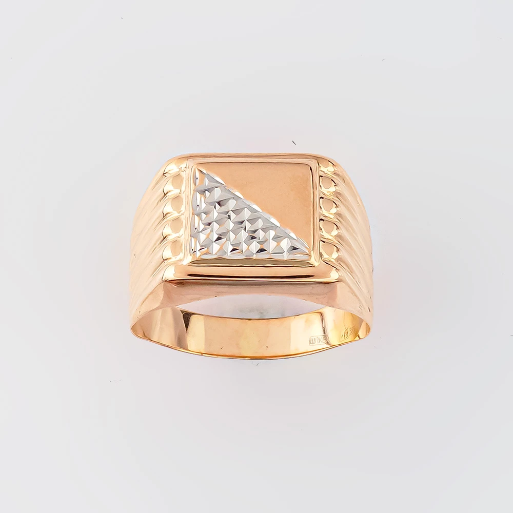 Кольцо из красного золота 585 пробы