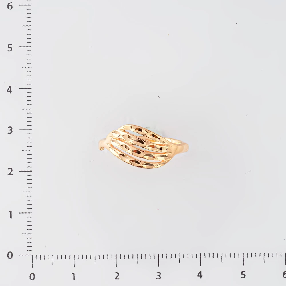 Кольцо из красного золота 585 пробы