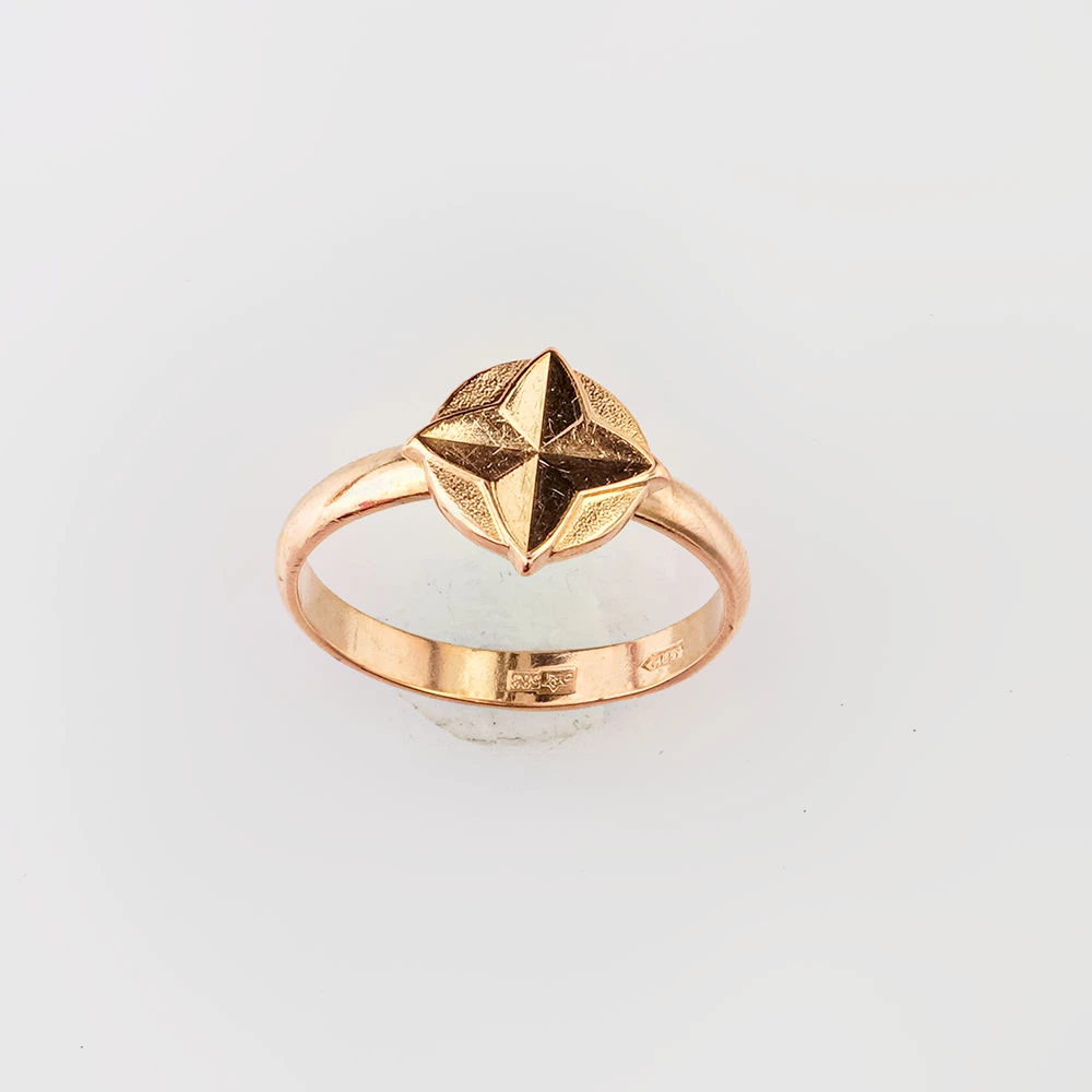 Кольцо из красного золота 583 пробы