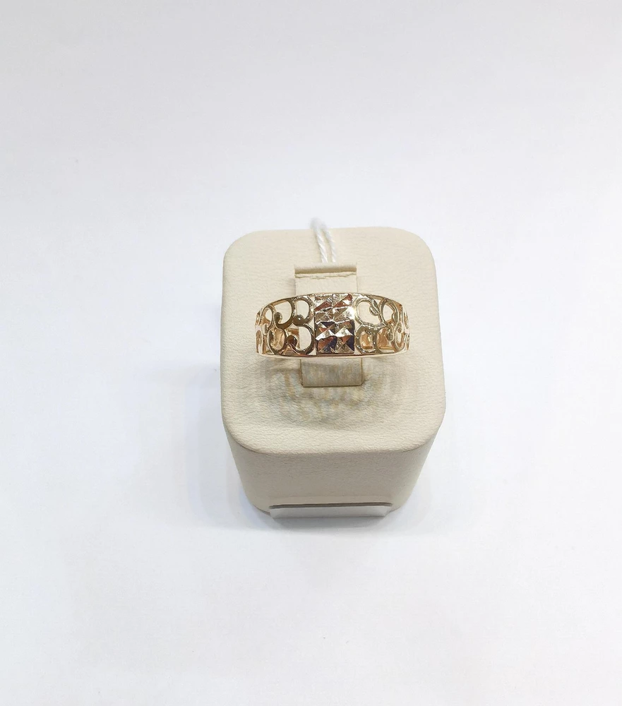 Кольцо из красного золота 585 пробы