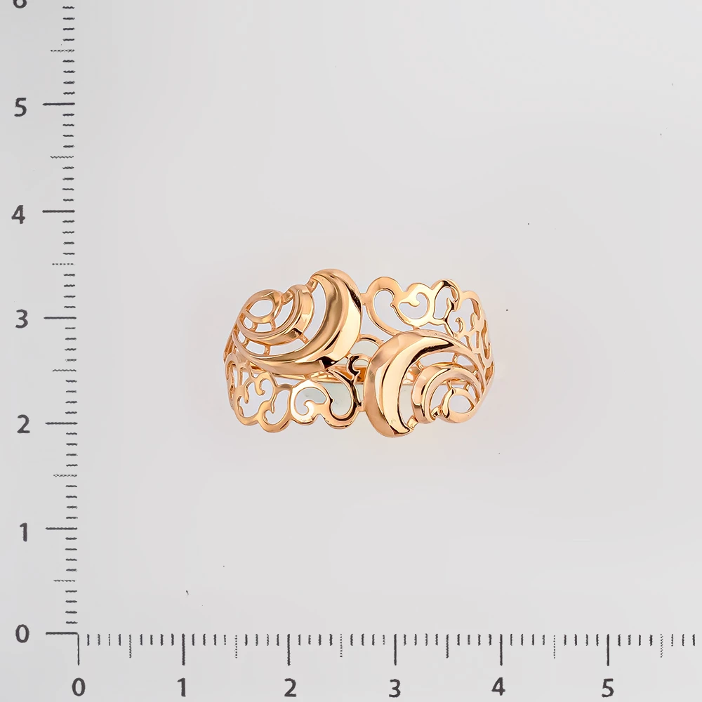 Кольцо из красного золота 585 пробы