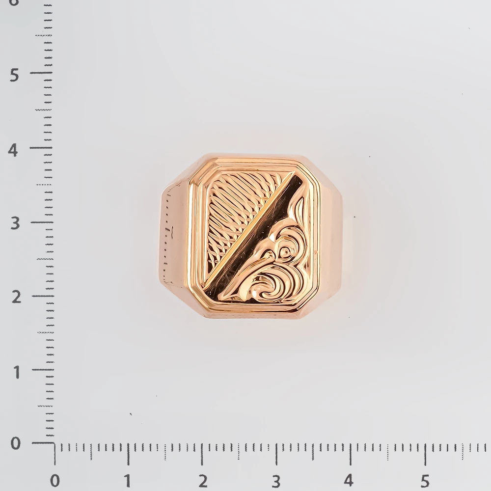 Кольцо из красного золота 583 пробы