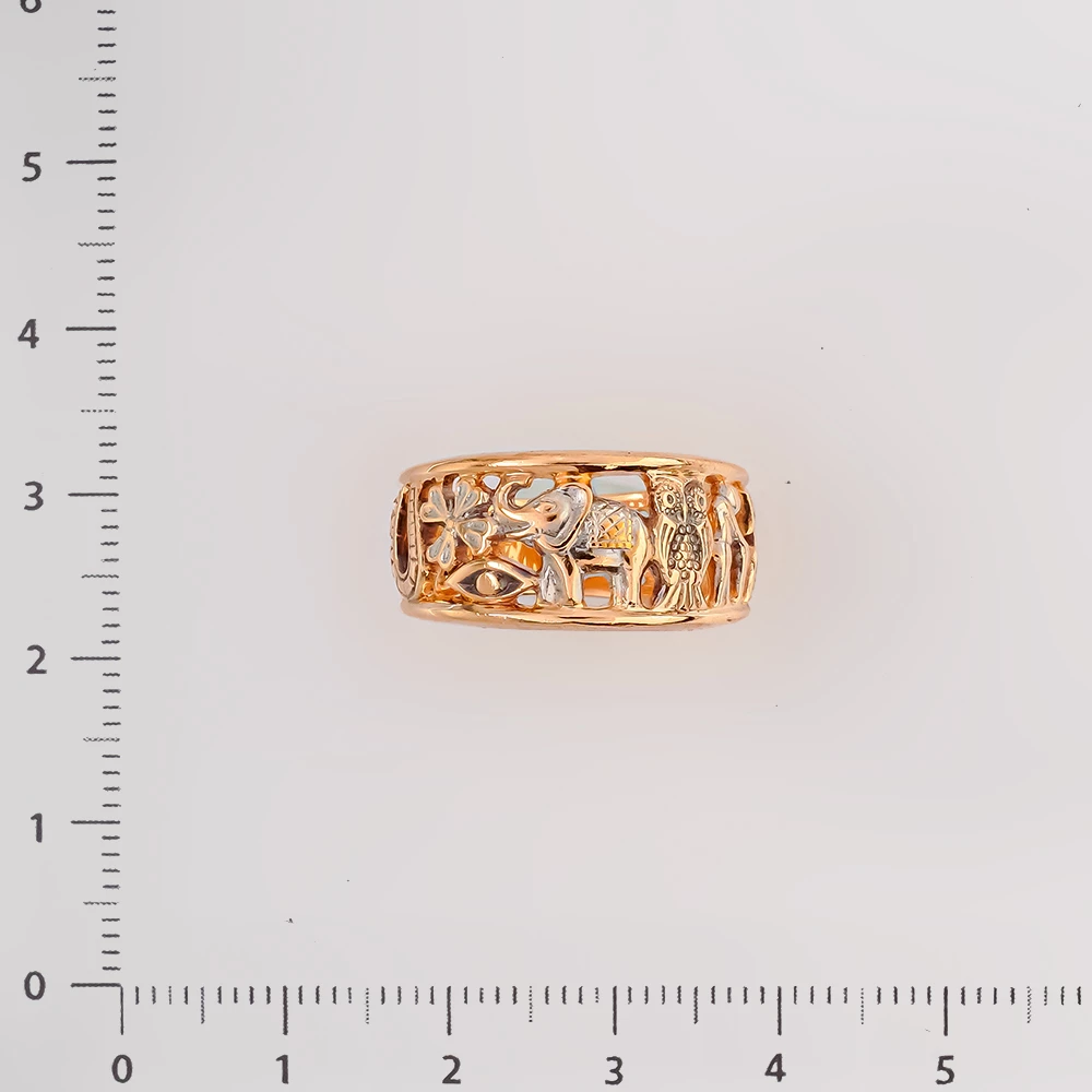 Кольцо из красного золота 585 пробы