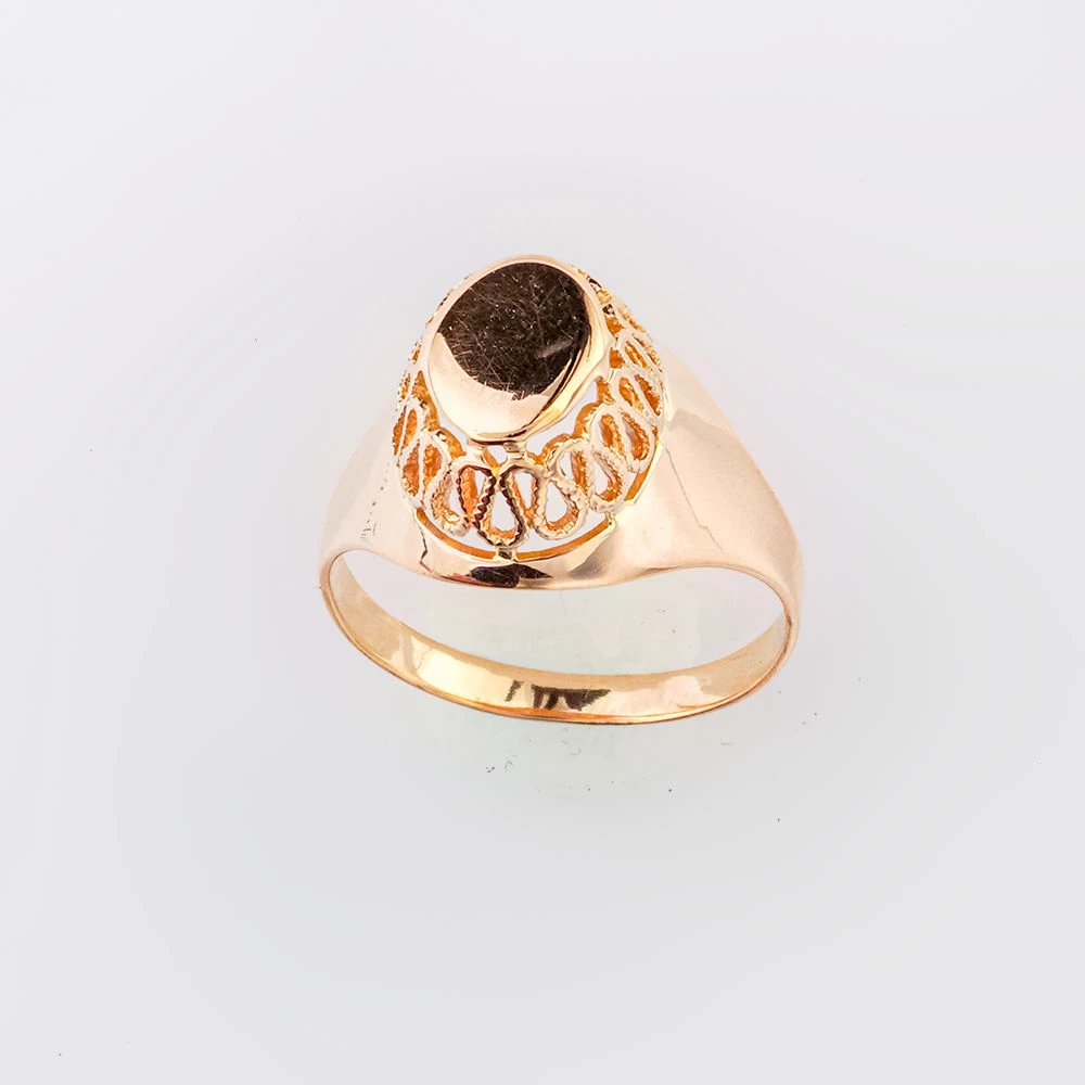 Кольцо из красного золота 583 пробы