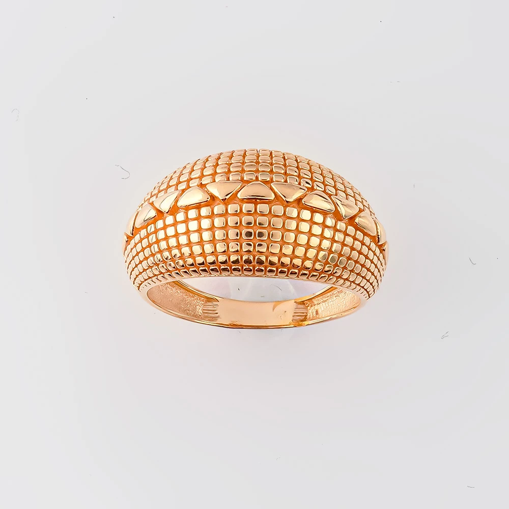 Кольцо из красного золота 585 пробы