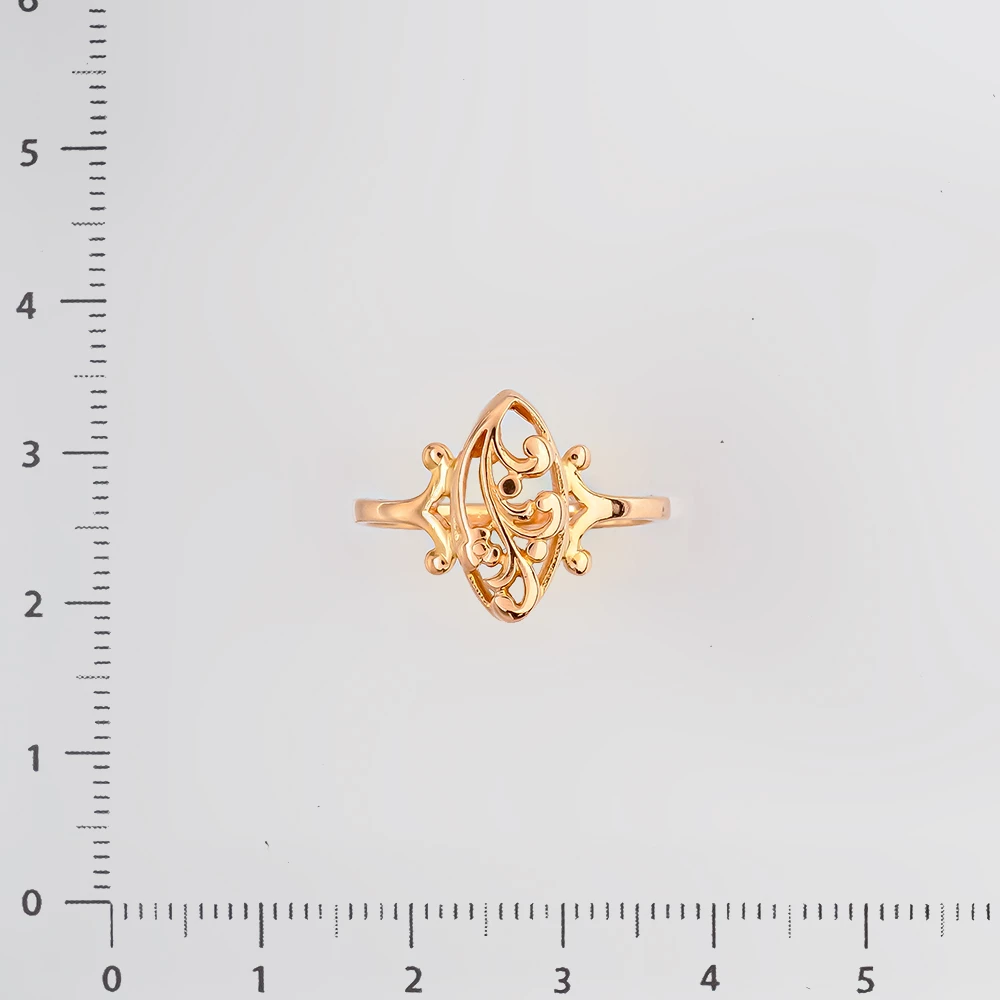 Кольцо из красного золота 585 пробы